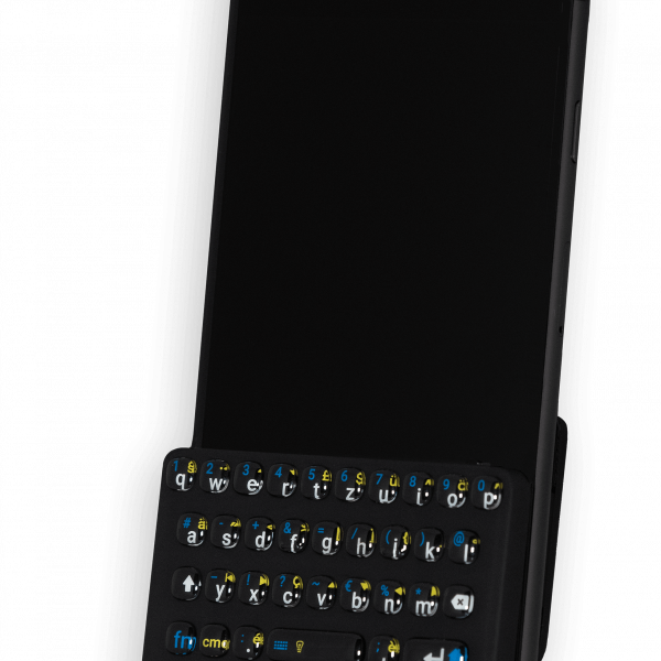 Smartphone keyboard for blind and visually impaired people